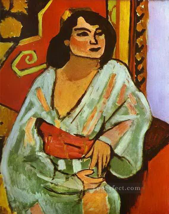 The Algerian Woman abstract fauvism Henri Matisse Oil Paintings